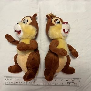 Disney Plush Chip and Dale